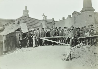 Eastferry Road freeing from lott, 1885 by English Photographer