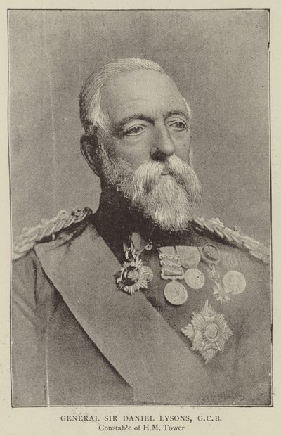 General Sir Daniel Lysons, GCB by English Photographer