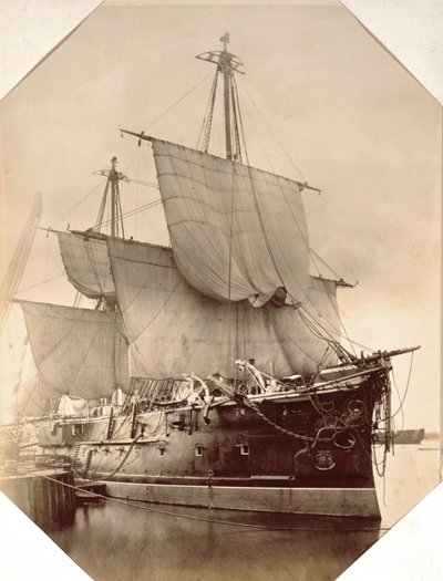 HMS Triumph, 1870 by English Photographer