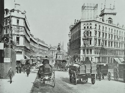 Holborn Circus, City of London, 1890 by English Photographer