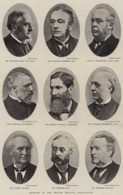 Members of the British Medical Association by English Photographer