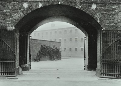 Millbank Prison: archway, entrance by English Photographer