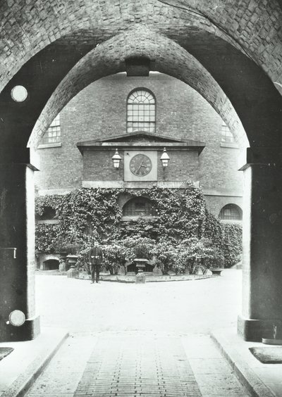 Millbank Prison: chapel through archway by English Photographer