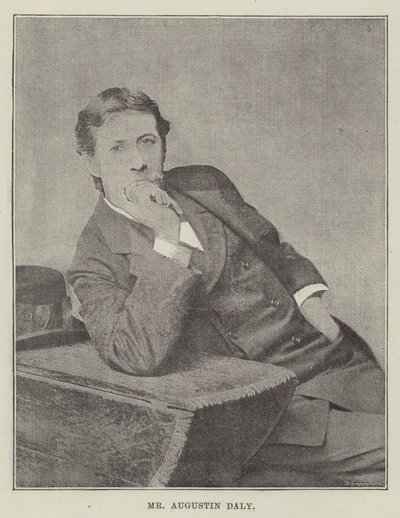 Mr Augustin Daly by English Photographer