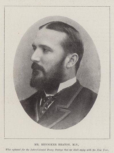 Mr. Henniker Heaton, MP by English Photographer