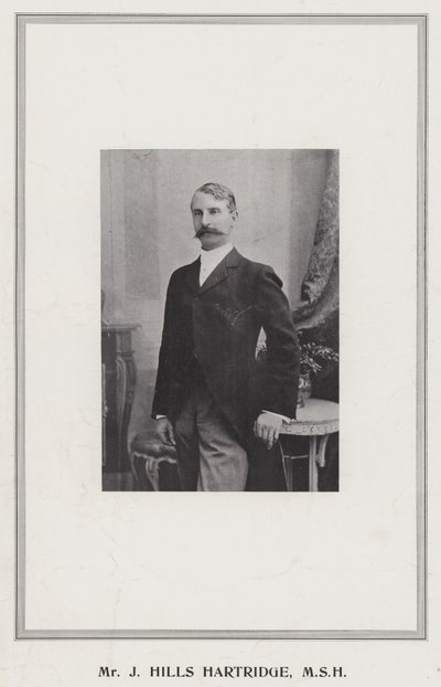 Mr J Hills Hartridge, MSH by English Photographer