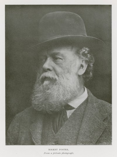 Myles Birket Foster, English Artist by English Photographer