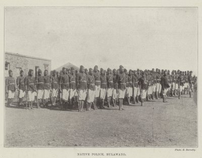 Native Police, Bulawayo by English Photographer