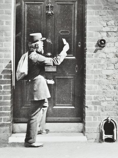 Postman in King William Walk, Greenwich, 1885 by English Photographer