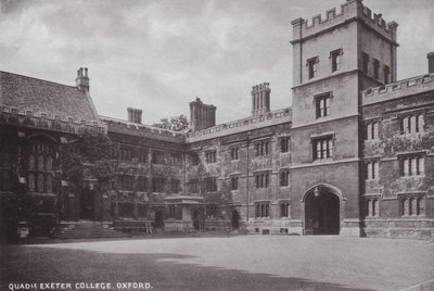 Quadrangle, Exeter College, Oxford by English Photographer