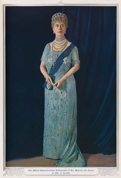 Queen Mary in 1935 by English Photographer