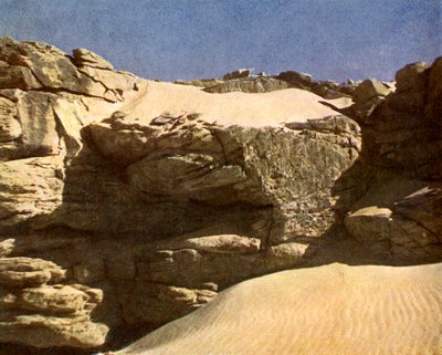Rock wall in the Sahara, Egypt by English Photographer