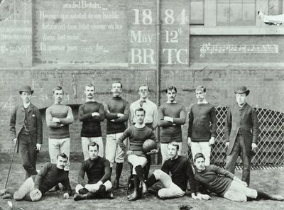 Rosendale Road School: football team by English Photographer