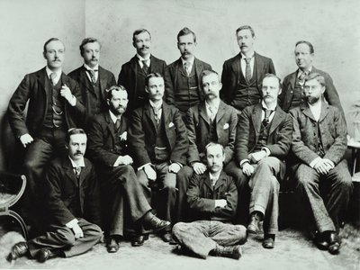 Rosendale Road School: group of teachers by English Photographer