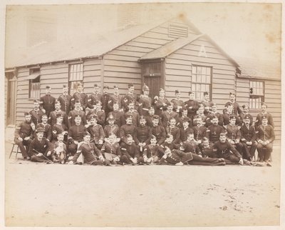 Sergeants at Colchester by English Photographer
