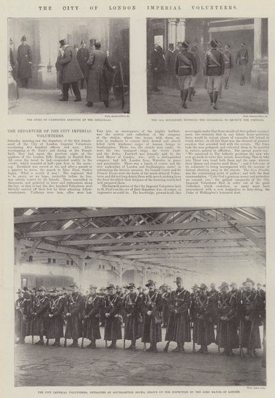 The City of London Imperial Volunteers by English Photographer