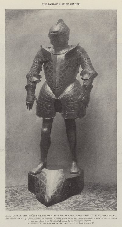 The Dymoke Suit of Armour by English Photographer