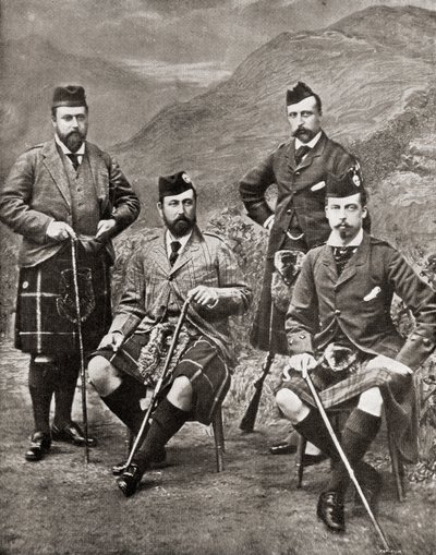 The Four Princes by English Photographer