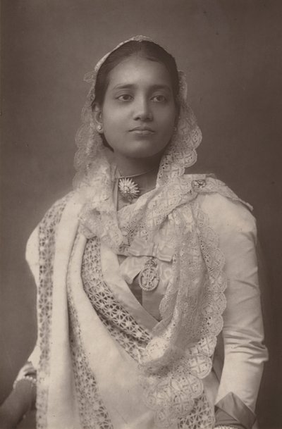 The Maharani of Kuch Behar by English Photographer