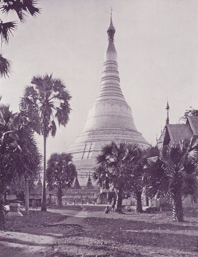 The Shway Dagon Pagoda, Rangoon by English Photographer