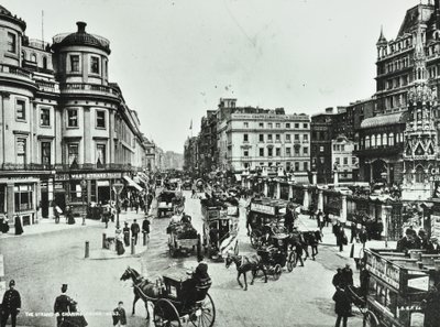 The Strand and Charing Cross, 1897 by English Photographer