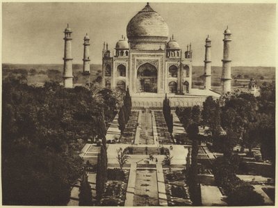 The Taj-Mahal in Agra by English Photographer