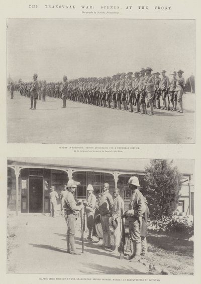 The Transvaal War, Scenes at the Front by English Photographer