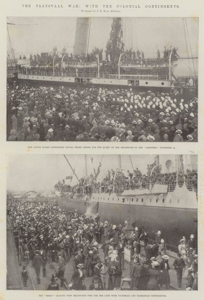 The Transvaal War, with the Colonial Contingents by English Photographer