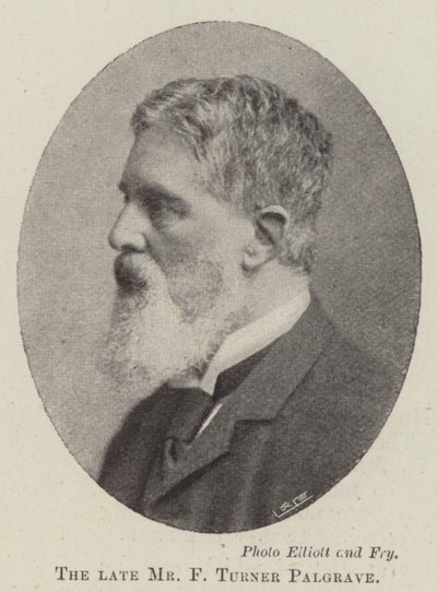 The Late Mr. F. Turner Palgrave by English Photographer