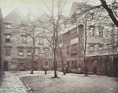 View of Barnards Inn, London, 1879 by English Photographer