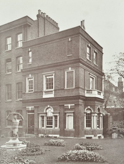 View of Clements Inn Garden House, 1885 by English Photographer