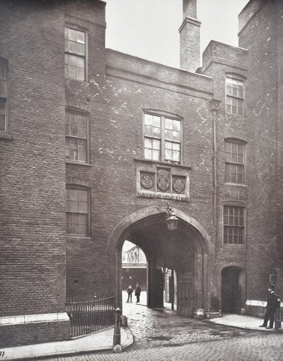 View of Lincolns Inn Gateway, London, 1876 by English Photographer