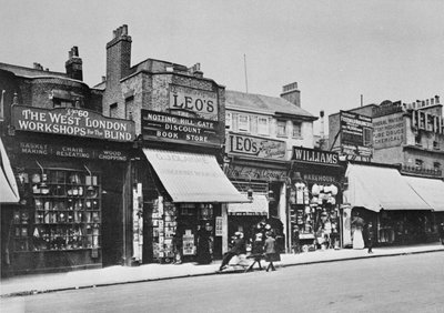 View of Notting Hill Gate, c.1913 by English Photographer