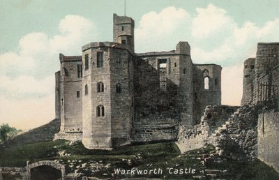 Warkworth Castle, Northumberland by English Photographer