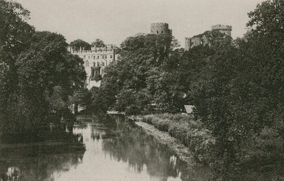 Warwick Castle, from the Avon by English Photographer