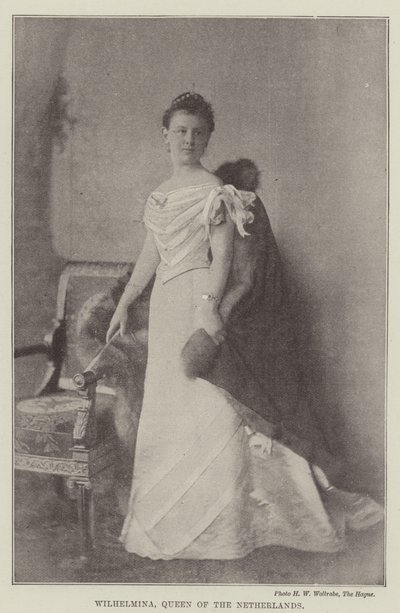 Wilhelmina, Queen of the Netherlands by English Photographer