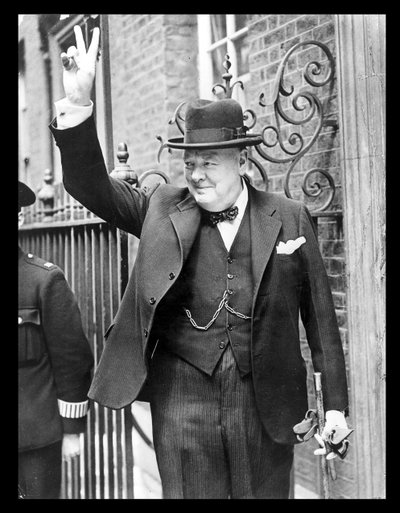 Winston Churchill Showing the 