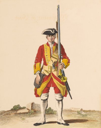 29th Regiment of Foot, c.1742 by English School