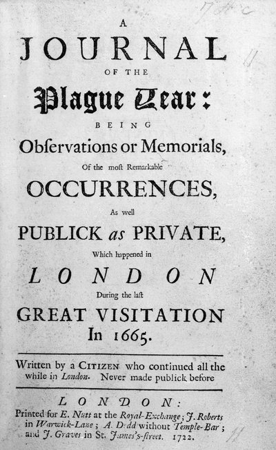 A Journal of the Plague Year by English School