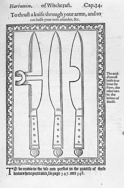 A Knife Trick by English School