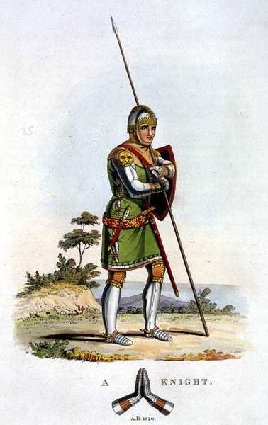 A Knight by English School