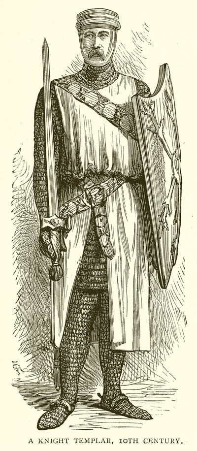 A Knight Templar, 10th Century by English School