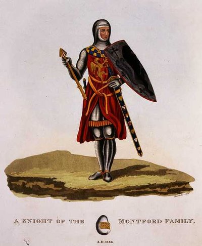 A Knight of the Montford Family by English School