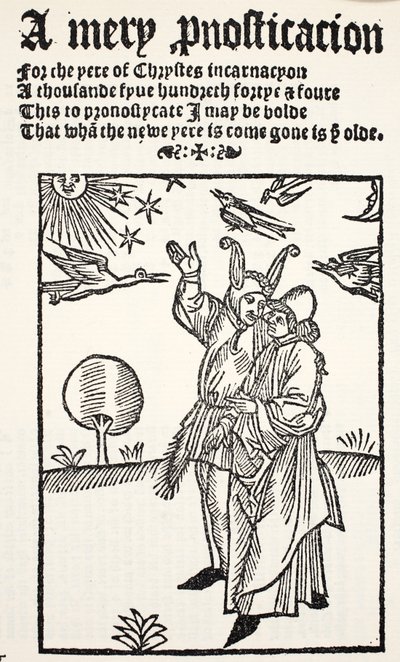 A Merry Prognostication for 1544 by English School
