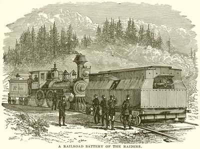 A Railroad Battery of the Raiders by English School