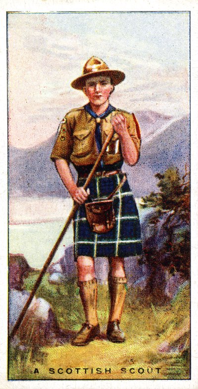 A Scottish Scout, 1929 by English School
