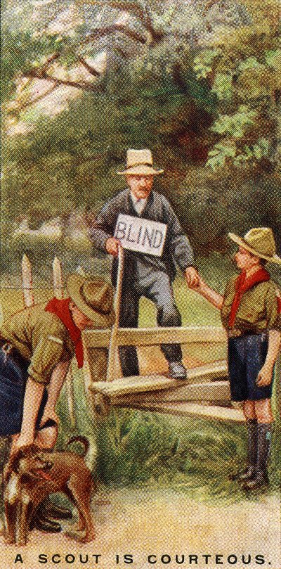 A Scout is Courteous, 1929 by English School
