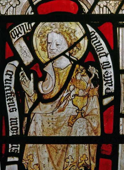 A south window depicting St John by English School