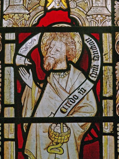 A south window depicting St Philip by English School