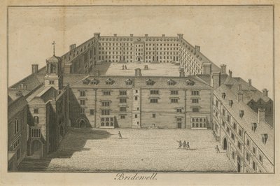 Aerial View of Bridewell Palace by English School